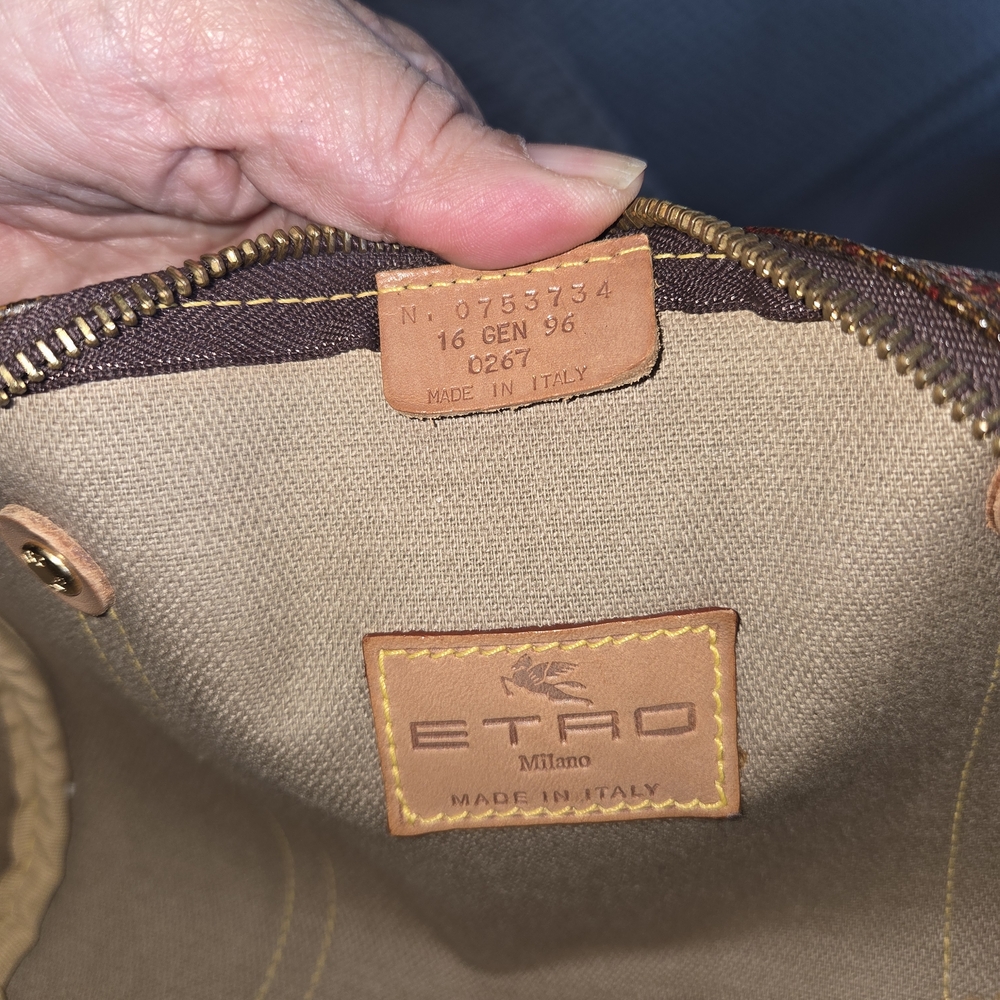 Etro Milano Small Barrel Satchel - Picture 8 of 9
